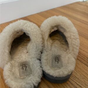 Well worn UGG slippers